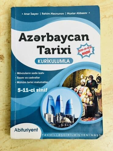 Məhsul: “Azərbaycan Tarixi – Kurikulumla” (Abituriyent nəşri) - lalafo.az -da Məhsul: “Azərbaycan Tarixi – Kurikulumla” (Abituriyent nəşri) -