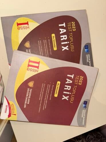 2023-cü il buraxılışlı "Tarix" test toplusunun hər iki hissəsi. Bu lalafo.az -da 2023-cü il buraxılışlı "Tarix" test toplusunun hər iki hissəsi. Bu