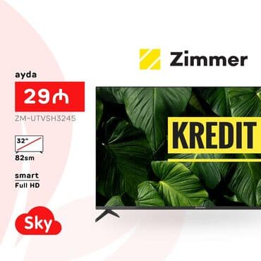 Yeni Televizor Zimmer LED ekran 32" FHD (1920x1080), Pulsuz çatdırılma lalafo.az -da Yeni Televizor Zimmer LED ekran 32" FHD (1920x1080), Pulsuz çatdırılma