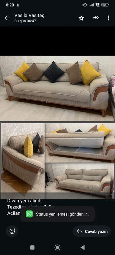 Divan, Yeni, Açılan, Bazalı, Çatdırılma yoxdur lalafo.az -da Divan, Yeni, Açılan, Bazalı, Çatdırılma yoxdur