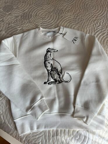 Svitşot, Zara, S, rəng - Ağ lalafo.az -da Svitşot, Zara, S, rəng - Ağ