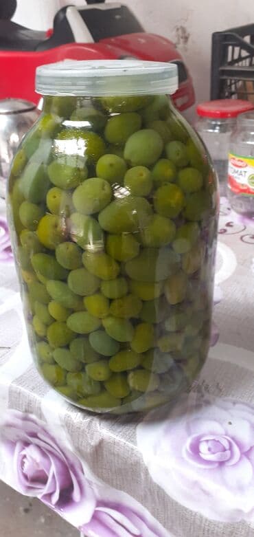 Məhsul: Evdə hazırlanmış duzlu yaşıl zeytunlar Təsvir: - Şüşə lalafo.az -da Məhsul: Evdə hazırlanmış duzlu yaşıl zeytunlar Təsvir: - Şüşə