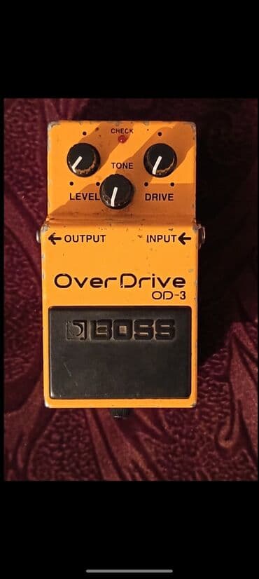 Məhsul: Boss OverDrive OD-3 gitar effekt pedalı Təsvir: - İsti lalafo.az -da Məhsul: Boss OverDrive OD-3 gitar effekt pedalı Təsvir: - İsti