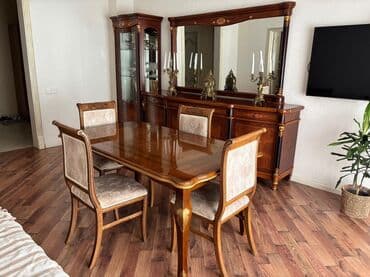 Qonaq otağı üçün, Açılmayan, Dördbucaq masa, 4 stul lalafo.az -da Qonaq otağı üçün, Açılmayan, Dördbucaq masa, 4 stul