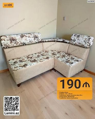 Mətbəx divanı – künc model - Ölçü: 170 x 120 sm - Mexanizm: Açılan lalafo.az -da Mətbəx divanı – künc model - Ölçü: 170 x 120 sm - Mexanizm: Açılan