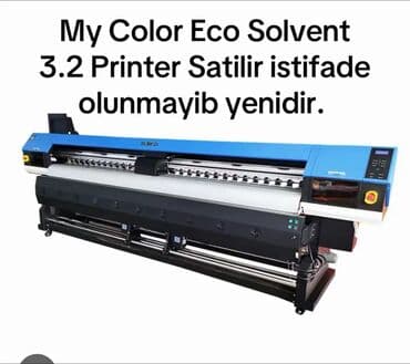 My Color Eco Solvent 3.2 Printer - Tip: Eko-solvent genişformat lalafo.az -da My Color Eco Solvent 3.2 Printer - Tip: Eko-solvent genişformat