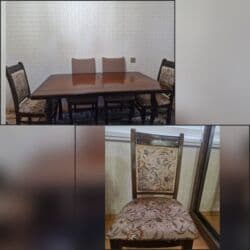 Qonaq otağı üçün, İşlənmiş, Kvadrat masa, 4 stul lalafo.az -da Qonaq otağı üçün, İşlənmiş, Kvadrat masa, 4 stul