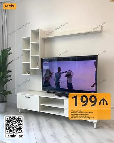 Düz TV altlığı, Polkalı, Laminat lalafo.az -da Düz TV altlığı, Polkalı, Laminat