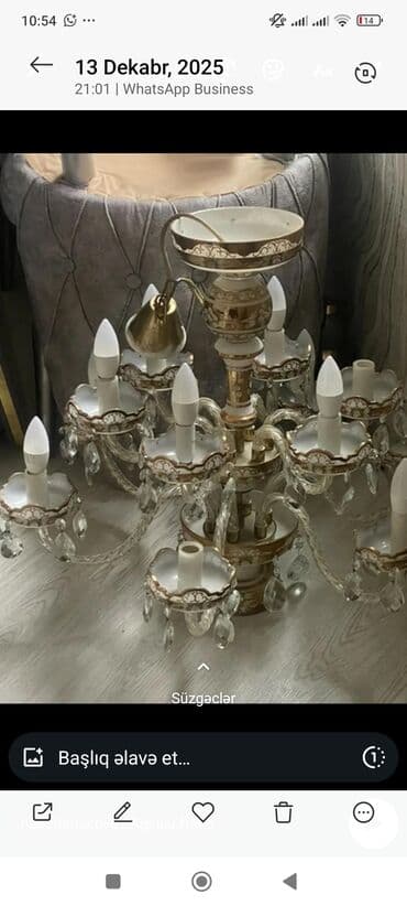 Çılçıraq, 10 və daha çox lampa lalafo.az -da Çılçıraq, 10 və daha çox lampa