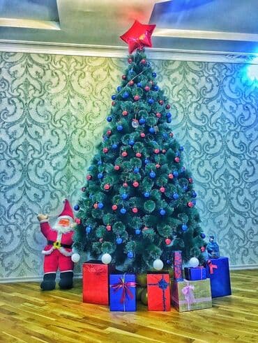 Böyük süni Yeni il şam ağacı - Təxminən 2,8–3 m hündürlükdə, sıx lalafo.az -da Böyük süni Yeni il şam ağacı - Təxminən 2,8–3 m hündürlükdə, sıx