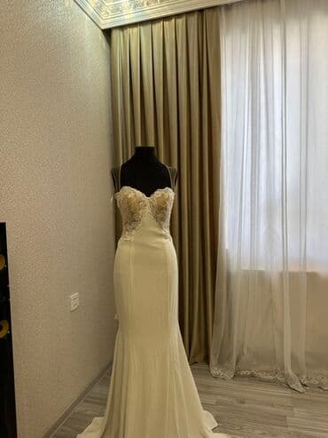 Zərif axşam və ziyafət geyimləri kolleksiyası - Ağ gəlinlik: Bədəni lalafo.az -da Zərif axşam və ziyafət geyimləri kolleksiyası - Ağ gəlinlik: Bədəni