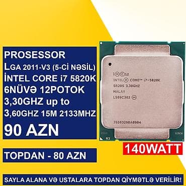 Korpuslar: Kompüter üçün Prosessorlar SAYLA ALANA VƏ USTALARA TOPDAN QİYMƏTLƏ lalafo.az -da — 6 Korpuslar: Kompüter üçün Prosessorlar SAYLA ALANA VƏ USTALARA TOPDAN QİYMƏTLƏ — 6