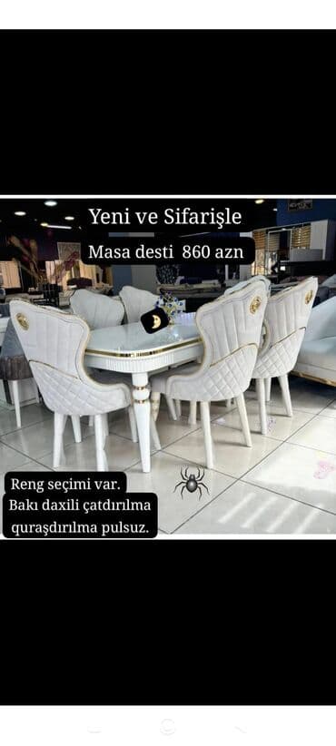 Qonaq otağı üçün, Yeni, 6 stul lalafo.az -da Qonaq otağı üçün, Yeni, 6 stul