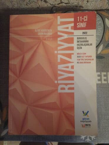Riyaziyyat 11-ci sinif, 2022 il, Ünvandan götürmə lalafo.az -da Riyaziyyat 11-ci sinif, 2022 il, Ünvandan götürmə