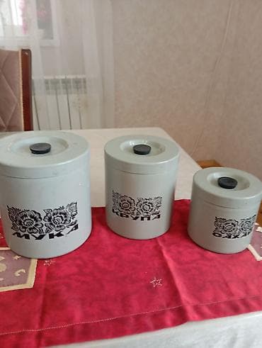 Mətbəx üçün sovet dövrü üslubunda alüminium dəst Tərkibi: - 3 ədəd lalafo.az -da Mətbəx üçün sovet dövrü üslubunda alüminium dəst Tərkibi: - 3 ədəd