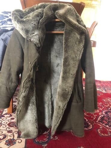 Qadın üçün qışlıq kürklü palto - Rəng: zeytun-yaşıl (xarici hissə) lalafo.az -da Qadın üçün qışlıq kürklü palto - Rəng: zeytun-yaşıl (xarici hissə)