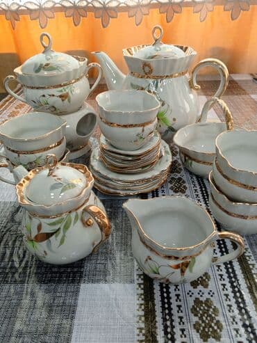 Çay dəsti, rəng - Ağ, Farfor lalafo.az -da Çay dəsti, rəng - Ağ, Farfor