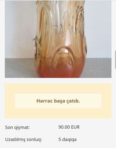 Əntiq vaza, 1 il lalafo.az -da Əntiq vaza, 1 il
