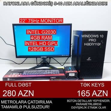 Masaüstü Kompüter "Legion H61 1155 Pentium G2030” ⭐Tək Sistem Bloku – lalafo.az -da — 1 Masaüstü Kompüter "Legion H61 1155 Pentium G2030” ⭐Tək Sistem Bloku – — 1