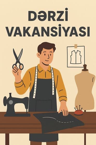 Tikişçi tələb olunur, 1-2 illik təcrübə, 6/1, Aylıq ödəniş lalafo.az -da Tikişçi tələb olunur, 1-2 illik təcrübə, 6/1, Aylıq ödəniş