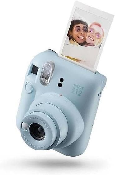 Fujifilm Instax mini 12 ani fotoaparatı – pastel mavi rəngdə, kompakt lalafo.az -da Fujifilm Instax mini 12 ani fotoaparatı – pastel mavi rəngdə, kompakt