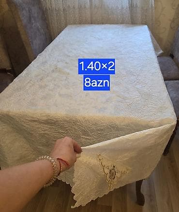Masa örtüləri – müxtəlif ölçü və dizaynlarda 1) Krem rəngli, zərif lalafo.az -da Masa örtüləri – müxtəlif ölçü və dizaynlarda 1) Krem rəngli, zərif