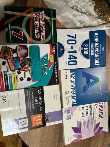 Dərs vəsaitləri və hazırlıq kitabları dəsti Dəstə daxildir: - lalafo.az -da Dərs vəsaitləri və hazırlıq kitabları dəsti Dəstə daxildir: -