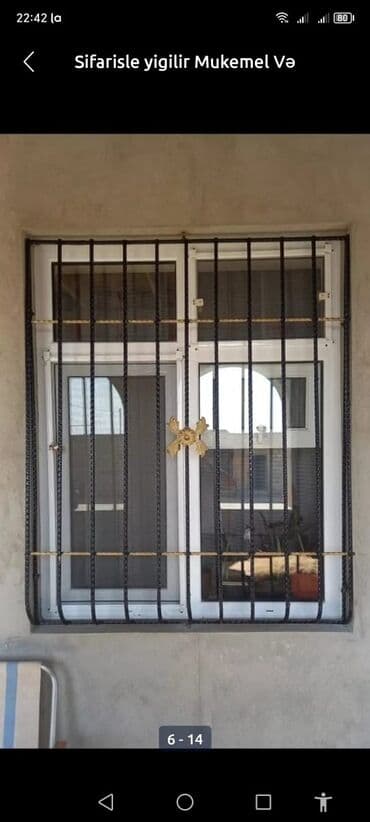 Москитные сетки: Məhsul: Dəmir pəncərə barmaqlığı Təsvir: - Pəncərələr üçün dekorativ at lalafo.az — 2 Москитные сетки: Məhsul: Dəmir pəncərə barmaqlığı Təsvir: - Pəncərələr üçün dekorativ — 2