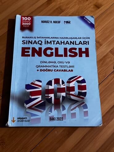 Məhsul: “Sınaq İmtahanları – English” hazırlıq kitabı Müəllif: Nərgiz lalafo.az -da Məhsul: “Sınaq İmtahanları – English” hazırlıq kitabı Müəllif: Nərgiz