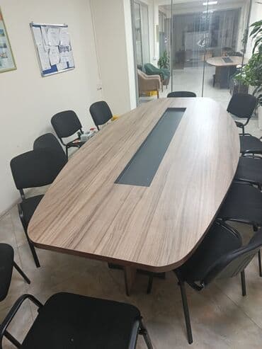 Sifarişlə konfrans masaları: Oval masa, Siyirməsiz, Teksturalı laminat lalafo.az -da — 1 Sifarişlə konfrans masaları: Oval masa, Siyirməsiz, Teksturalı laminat — 1