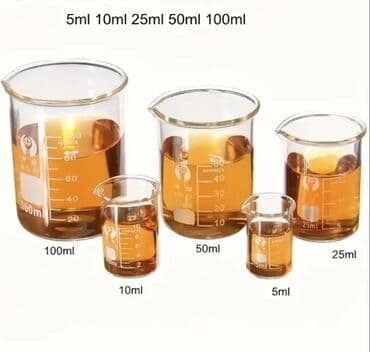 Laboratoriya stəkan dəsti (5 ədəd) - Ölçmə şkalası: 5 ml, 10 ml, 25 lalafo.az -da Laboratoriya stəkan dəsti (5 ədəd) - Ölçmə şkalası: 5 ml, 10 ml, 25