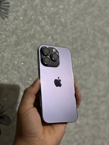 IPhone 14 Pro, 256 GB, Deep Purple, Simsiz şarj, Face ID, Zəmanət lalafo.az -da IPhone 14 Pro, 256 GB, Deep Purple, Simsiz şarj, Face ID, Zəmanət