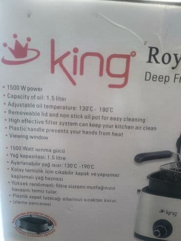 Fritoz King, 1-1.9 l, İşlənmiş lalafo.az -da Fritoz King, 1-1.9 l, İşlənmiş