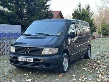 Mercedes-Benz Vito (W638) miniven - Kuzov: qara rəngli, sürgülü yan lalafo.az -da Mercedes-Benz Vito (W638) miniven - Kuzov: qara rəngli, sürgülü yan