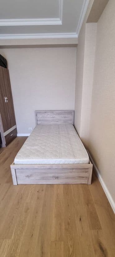 Təknəfərlik çarpayı, Matras ilə, Siyirməsiz lalafo.az -da Təknəfərlik çarpayı, Matras ilə, Siyirməsiz