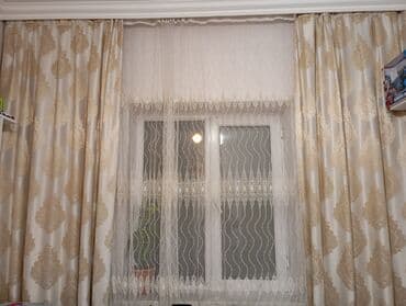İşlənmiş, Pərdə, rəng - Bej lalafo.az -da İşlənmiş, Pərdə, rəng - Bej