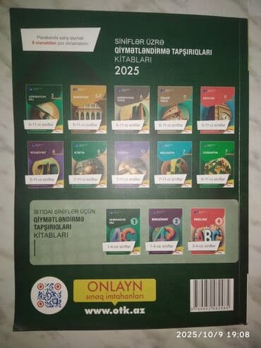 Kitab 1 dəfə istifadə olunubtəzədir .Məhsul: “Azərbaycan dili – Test lalafo.az -da Kitab 1 dəfə istifadə olunubtəzədir .Məhsul: “Azərbaycan dili – Test