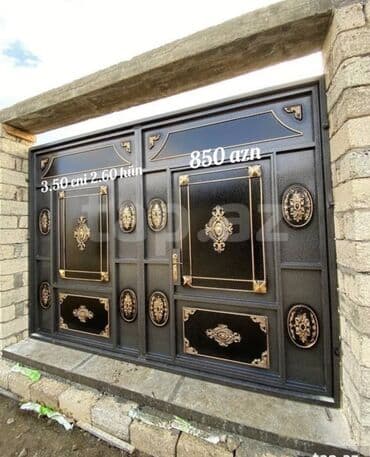 Həyət darvazaları: Yeni Dəmir Həyət darvazası, 3 m, Mexaniki, Qapı ilə, Kredit yoxdur, Ödənişli quraşdırma, Ödənişli çatdırılma, Rayonlara çatdırılma lalafo.az -da — 20 Həyət darvazaları: Yeni Dəmir Həyət darvazası, 3 m, Mexaniki, Qapı ilə, Kredit yoxdur, Ödənişli quraşdırma, Ödənişli çatdırılma, Rayonlara çatdırılma — 20