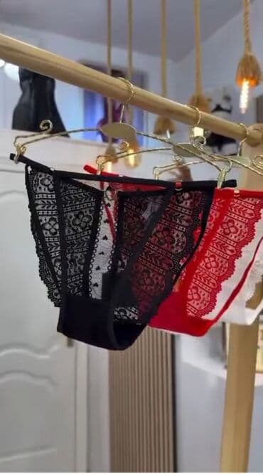 Məhsul: Qadın üçün krujeva detallı alt geyimi (string/bikini tipli) - lalafo.az -da Məhsul: Qadın üçün krujeva detallı alt geyimi (string/bikini tipli) -