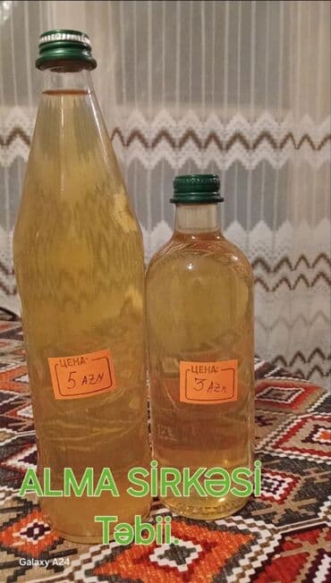 Məhsul: Təbii alma sirkəsi Təsvir: - Şəkildəki bağdan yığılmış lalafo.az -da Məhsul: Təbii alma sirkəsi Təsvir: - Şəkildəki bağdan yığılmış