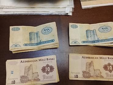 Kolleksiya üçün sovet sonrası dövrə aid Azərbaycan manatları – 10 lalafo.az -da Kolleksiya üçün sovet sonrası dövrə aid Azərbaycan manatları – 10