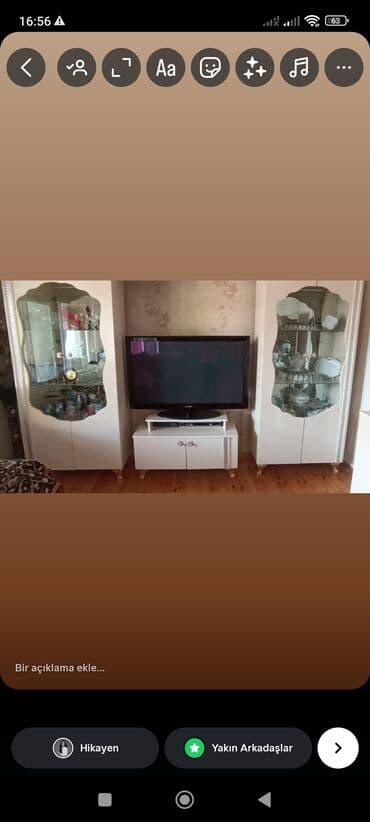 İşlənmiş, Düz TV altlığı, Polkalı, Azərbaycan lalafo.az -da İşlənmiş, Düz TV altlığı, Polkalı, Azərbaycan