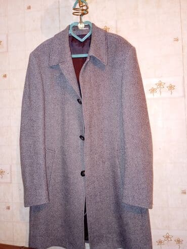 Kişi üçün klassik plaş/palto - Rəng: boz çalarlı qırçın naxışlı lalafo.az -da Kişi üçün klassik plaş/palto - Rəng: boz çalarlı qırçın naxışlı