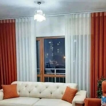 Tül və blackout vertikal jalüz pərdələr - Dizayn: İkiqat effekt – lalafo.az -da Tül və blackout vertikal jalüz pərdələr - Dizayn: İkiqat effekt –