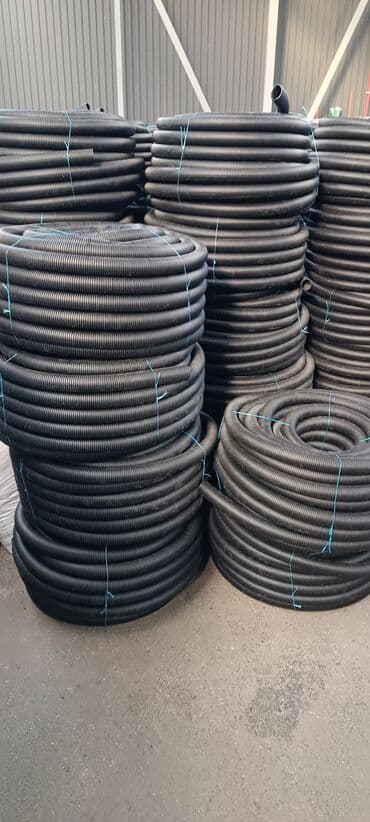 Трубы для канализации: Məhsul: Qofralı (koruge, qarmoşka) HDPE (polietilen) drenaj və kabel at lalafo.az — 3 Трубы для канализации: Məhsul: Qofralı (koruge, qarmoşka) HDPE (polietilen) drenaj və kabel — 3