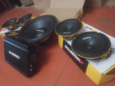 Aparatura Soundnax,4 kalonka 16lig,sabvufer soundmax 30sm,1500 lalafo.az -da Aparatura Soundnax,4 kalonka 16lig,sabvufer soundmax 30sm,1500