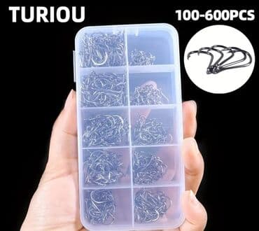 TURIOU balıqçılıq qarmaqları dəsti – 100–600 ədədlik komplekt - lalafo.az -da TURIOU balıqçılıq qarmaqları dəsti – 100–600 ədədlik komplekt -