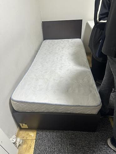 Təknəfərlik çarpayı, Matras ilə, Siyirməsiz lalafo.az -da Təknəfərlik çarpayı, Matras ilə, Siyirməsiz