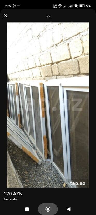 Автогенные горелки: PVC pəncərə dəstəsi - Material: ağ rəngli PVC profil (üzərində at lalafo.az — 1 Автогенные горелки: PVC pəncərə dəstəsi - Material: ağ rəngli PVC profil (üzərində — 1