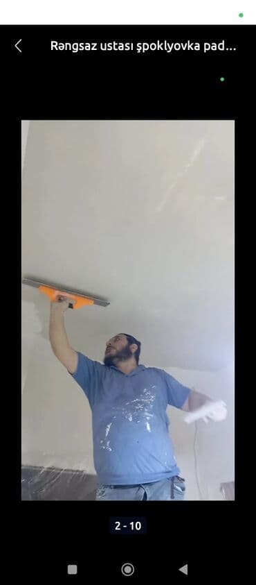 Потолочные работы: Malyar ustası Aboy ustası emulsiya ustası paduqa ustası laminat ustası at lalafo.az — 1 Потолочные работы: Malyar ustası Aboy ustası emulsiya ustası paduqa ustası laminat ustası — 1